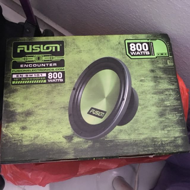 Fusion encounter subwoofer sale