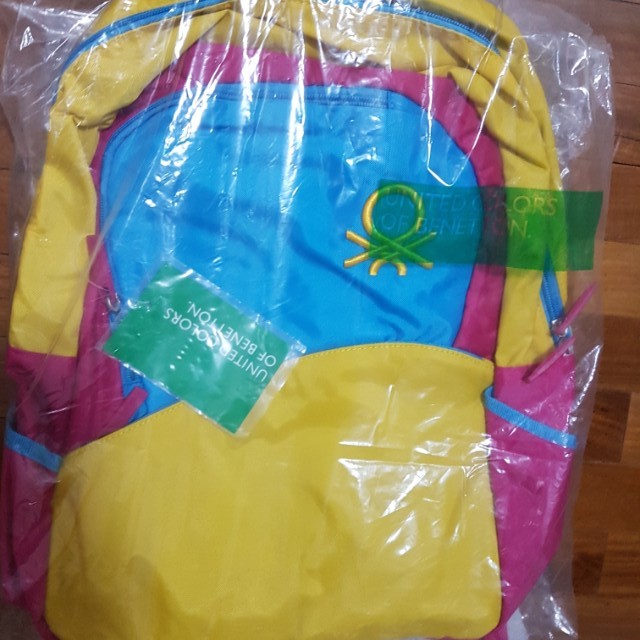united colors of benetton school bags