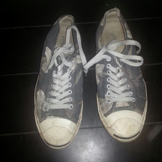 Converse Jack Purcell floral Men s Fashion Footwear Sneakers on Carousell