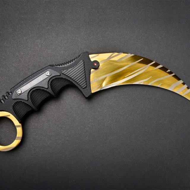 CSGO Karambit Knife (real), Video Gaming, Gaming Accessories, Cases