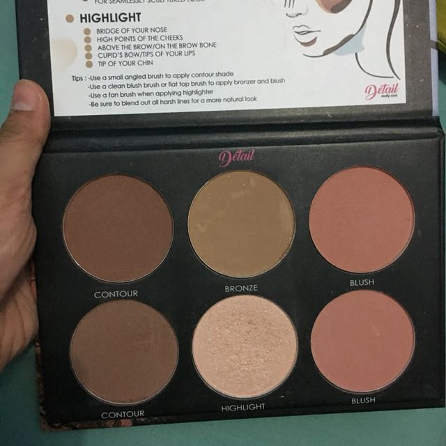 DETAIL Contour & Blush palette, Beauty & Personal Care, Face, Makeup on