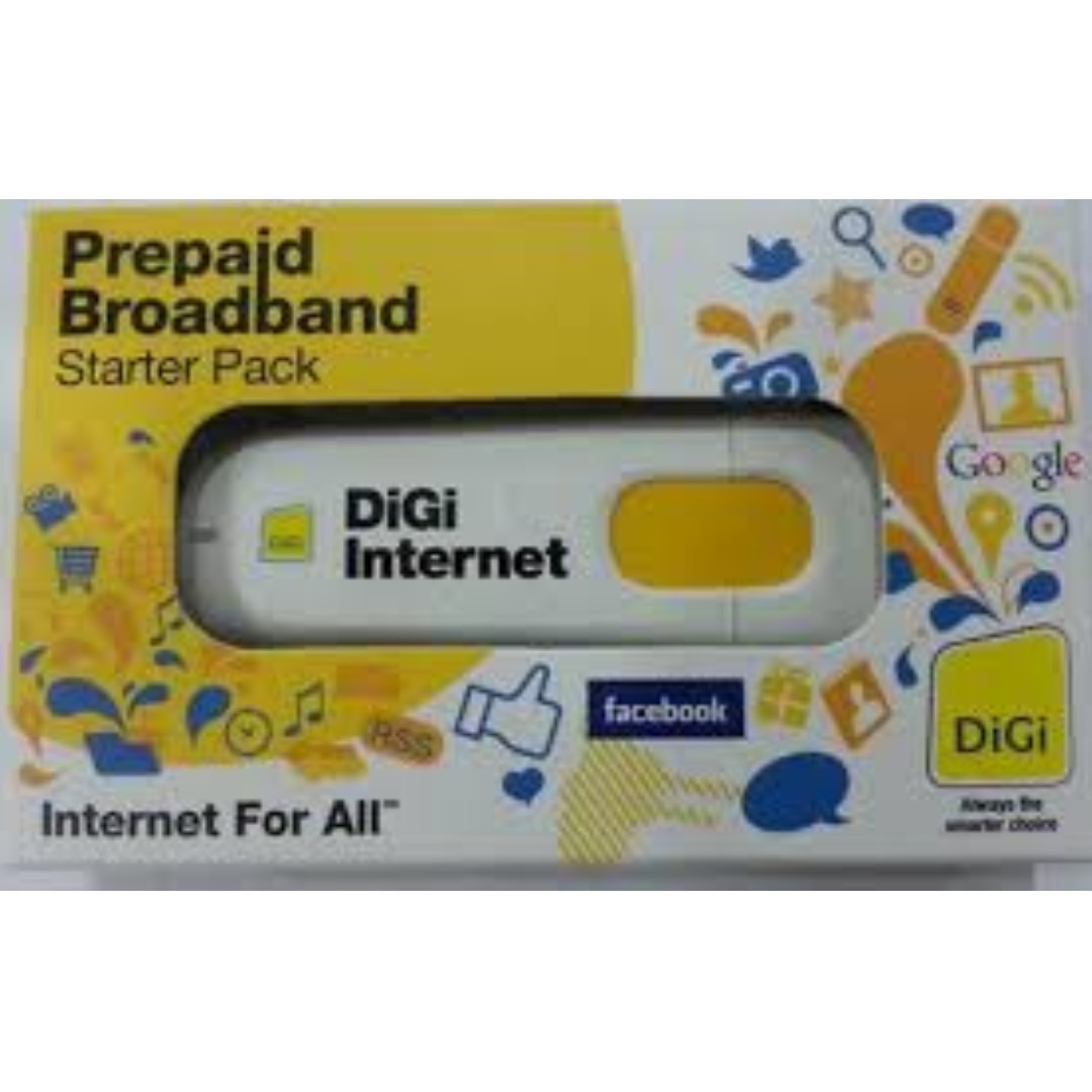 DIGI Prepaid Broadband USB Modem, Mobile Phones & Gadgets, Phones, Android Phones, Android Others on Carousell