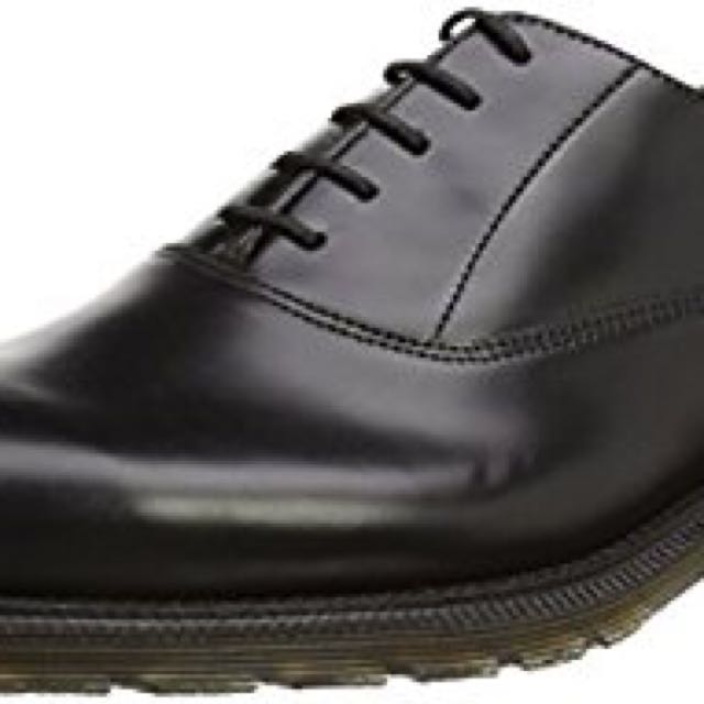 Dr Martens Fawkes Oxford Black Leather Shoes Men s Fashion Footwear Dress Shoes on Carousell