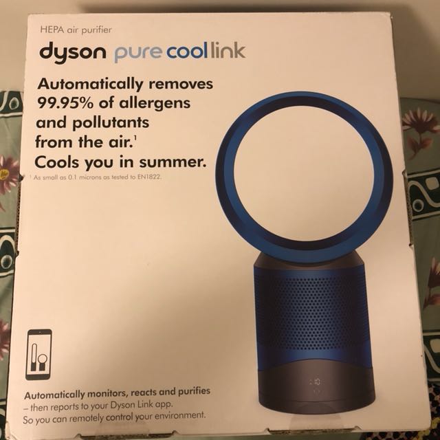 Dyson DP01 Pure Cool Link Iron Blue（三合一風扇）, 家庭電器, 冷氣 
