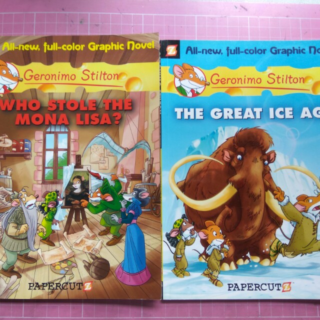 Geronimo Stilton Graphic Novels and Cookbook (5 books), Hobbies & Toys ...
