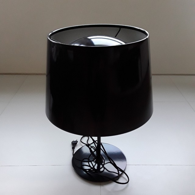 Ikea Black Designer Metal Table Lamp Furniture Home Decor On Carousell