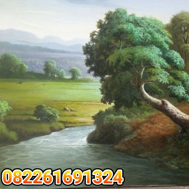 Lukisan pemandangan sungai Antiques Collectibles on Lukisan pemandangan sungai Antiques Collectibles on