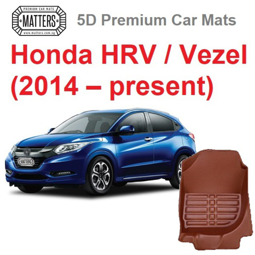 Matters 5d Premium Pu Leather Car Mats For Honda Hrv Vezel 2014