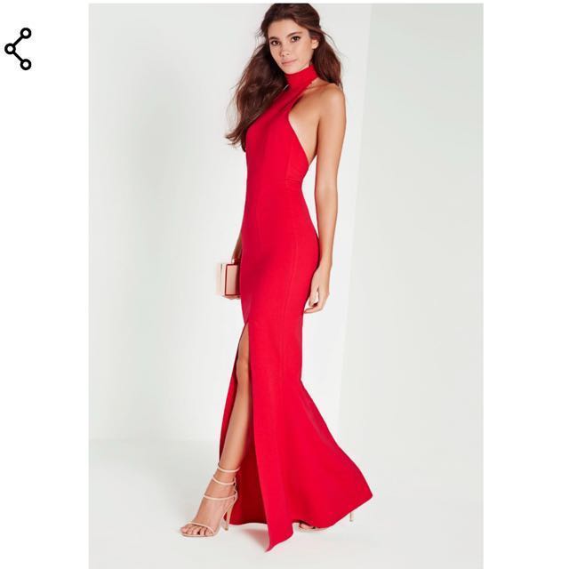 Missguided choker maxi dress store