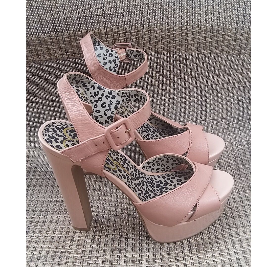 jessica simpson blush pink heels