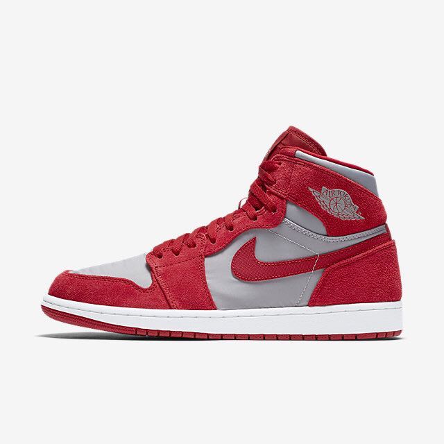 air jordan 1 suede red