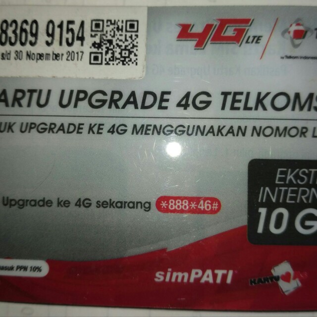 Perdana Upgrade Telkomsel 4g Everything Else On Carousell