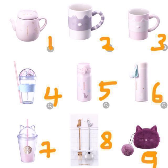 Po Starbucks Korea Valentines Day Vday Cat Collection Bulletin