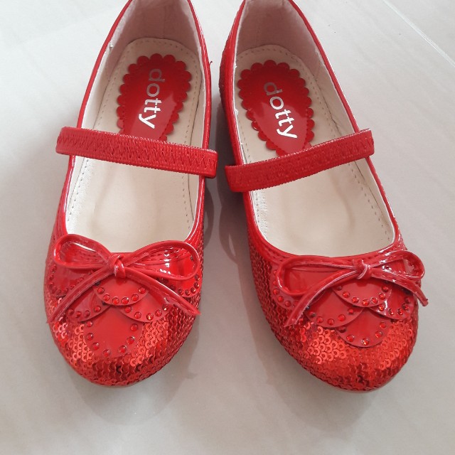 girls red shoes size 11