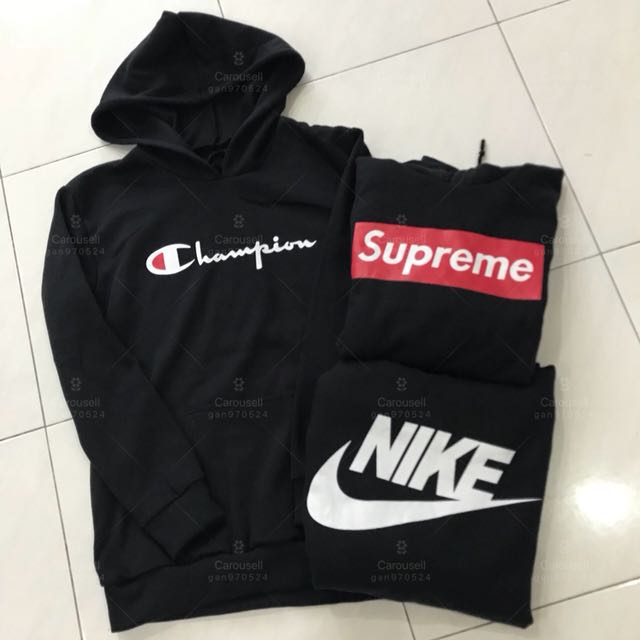 Nike and champion hoodies clearance