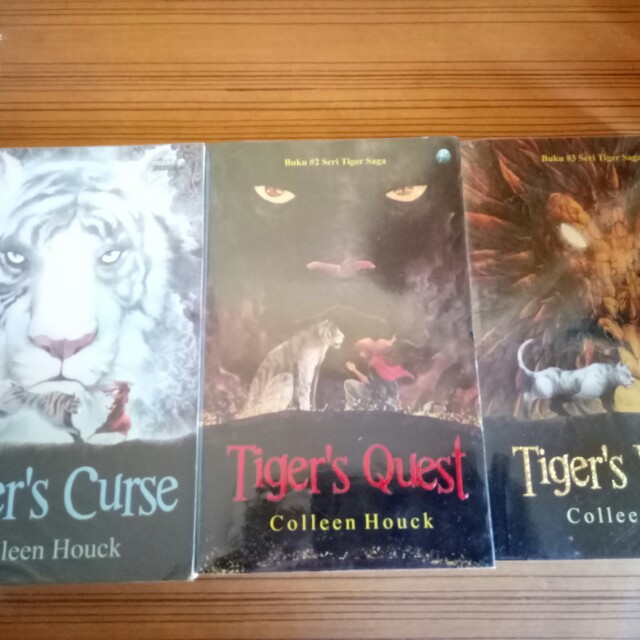 Tiger S Curse Tiger S Quest Tiger S Voyage Tiger S Saga Colleen Houck Buku Alat Tulis Buku Di Carousell