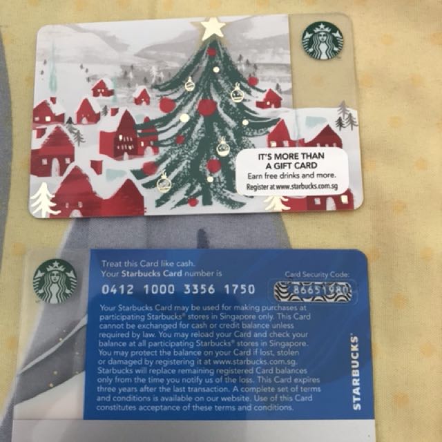 Allforfree Via Postage Only Deregistered Starbucks Card 2016 Christmas Tree Design On Carousell Starbucks via christmas blend vintage 2019 instant coffee 2 boxes. carousell