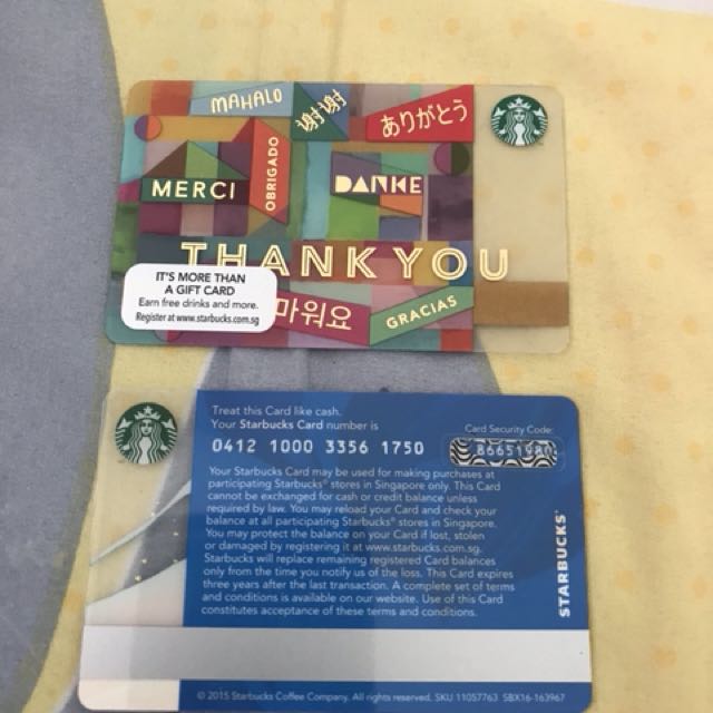 AllForFree via POSTAGE only: DEREGISTERED Starbucks Card ...