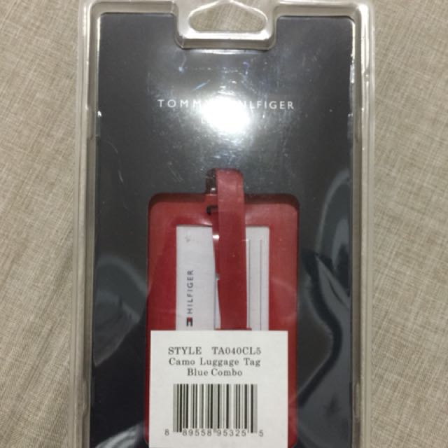 tommy hilfiger luggage tag