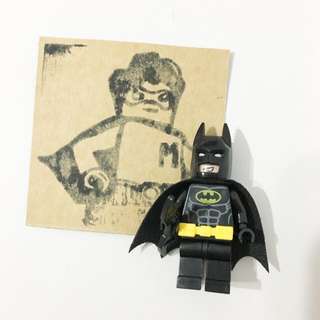 Miniman手作飾品 蝙蝠俠經典款積木人偶