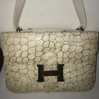 Hermes crocodile leather