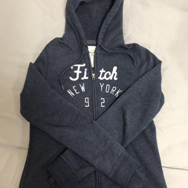 blue abercrombie hoodie