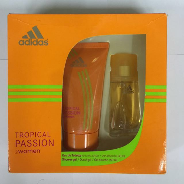 Adidas Tropical Passion Gift Set Woman Health Beauty Perfumes