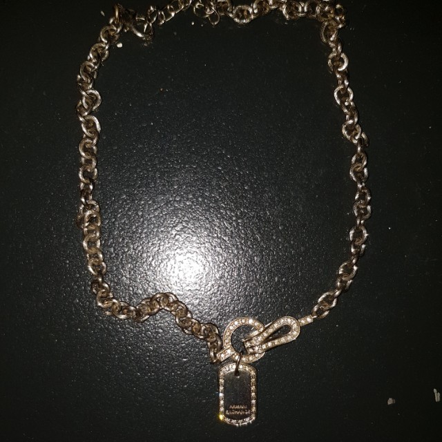 armani exchange necklace