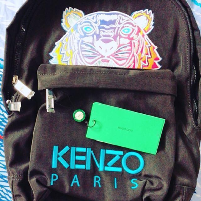 Authentic Kenzo Backpack Small Limited Rainbow edition sold out in Kenzo stores Luxury Bags Wallets on Carousell