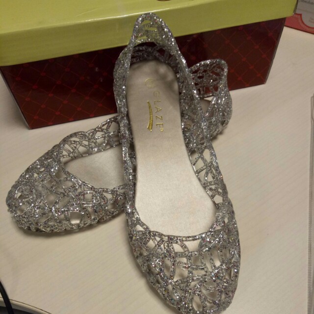 Glaze jelly shoes store