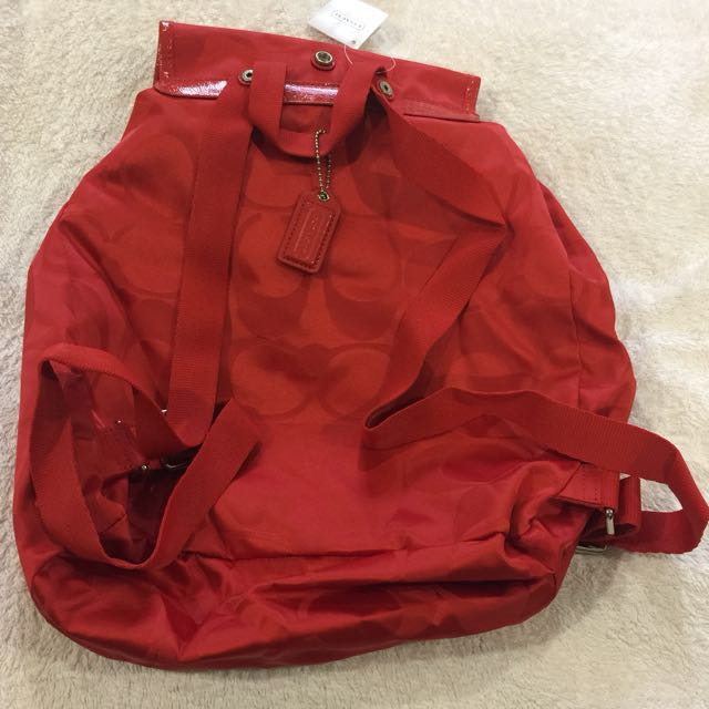 BNWT Coach Foldable Backpack