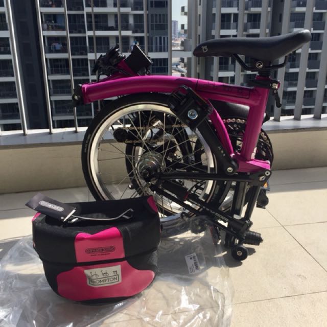 Brompton pink sales black edition