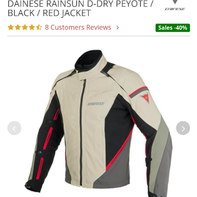 Dainese rainsun jacket deals
