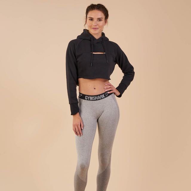 Gymshark cropped raw edge hoodie store