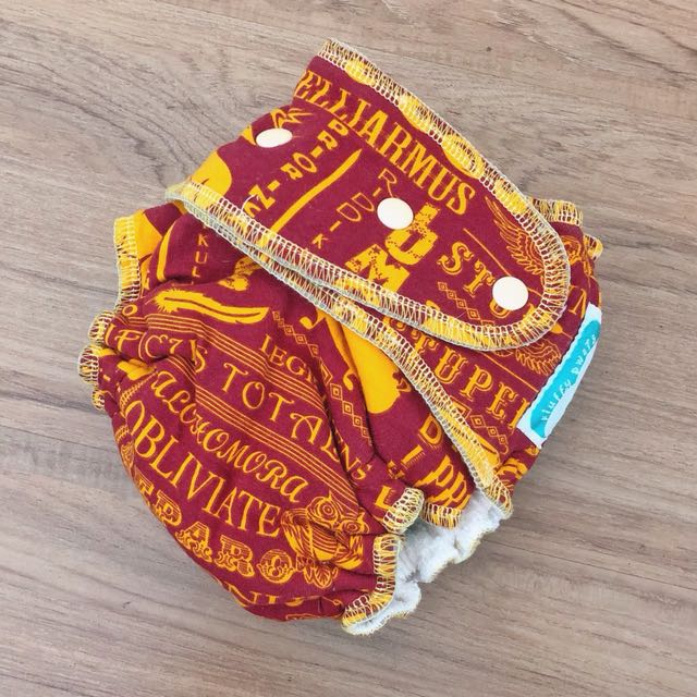 Fluffy Pwets Cloth Diaper With Insert Harry Potter Design Babies