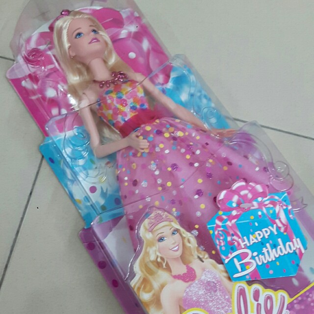 Barbie birthday princess doll hotsell