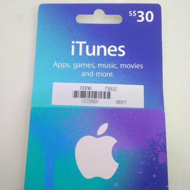 Itunes Gift Card Entertainment Gift Cards Vouchers On Carousell