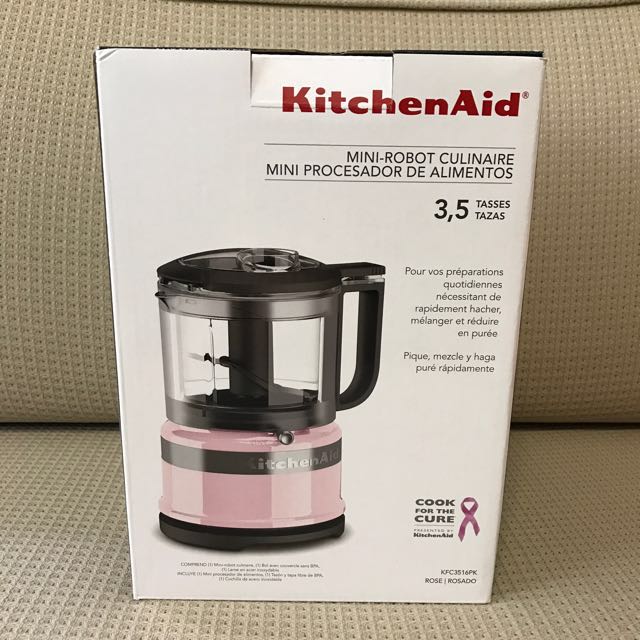 Best Buy: KitchenAid 3.5-Cup Mini Food Processor Pink KFC3516PK