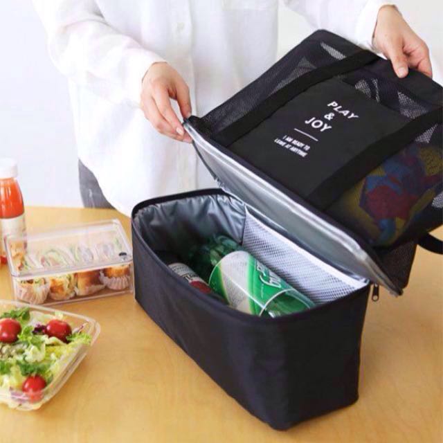 tote bag with lunch compartment