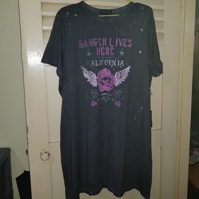 plus size graphic t shirt dress