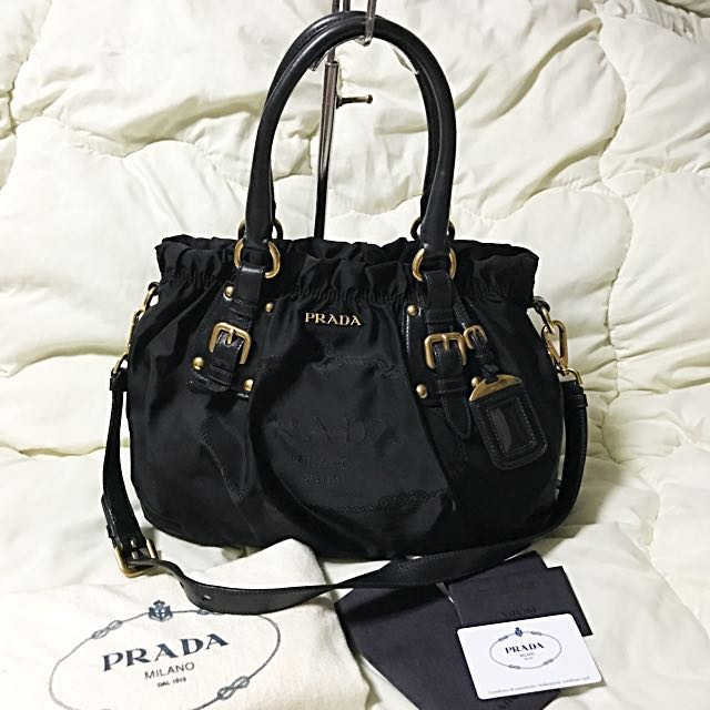 prada nylon 2 way bag