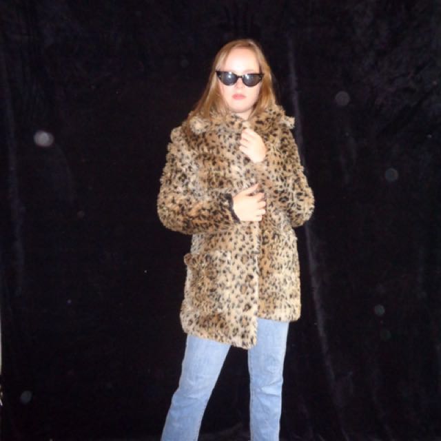 Princess Polly Raised by Wild Leopard Coat