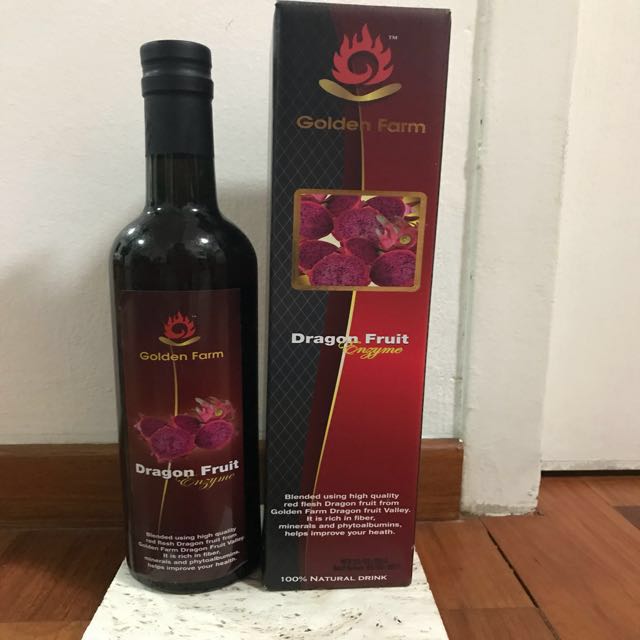 Red Dragon Fruit Enzyme Drink, Food & Drinks, Beverages on Carousell
