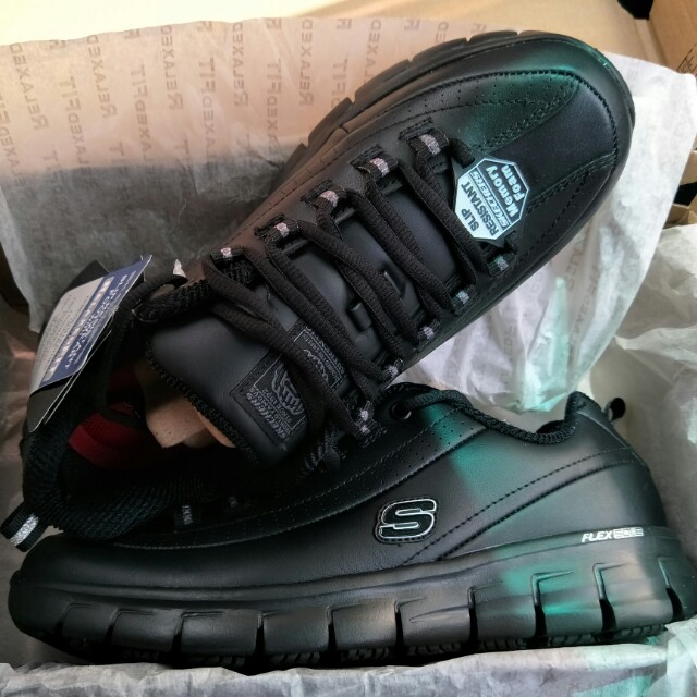 Skechers work shoes 2018 discount