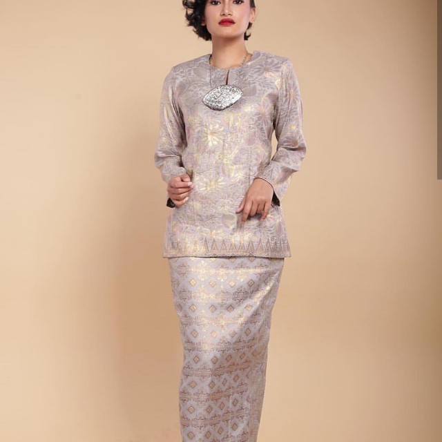 Songket Kurung Moden Muslimah Fashion Two Piece On Carousell