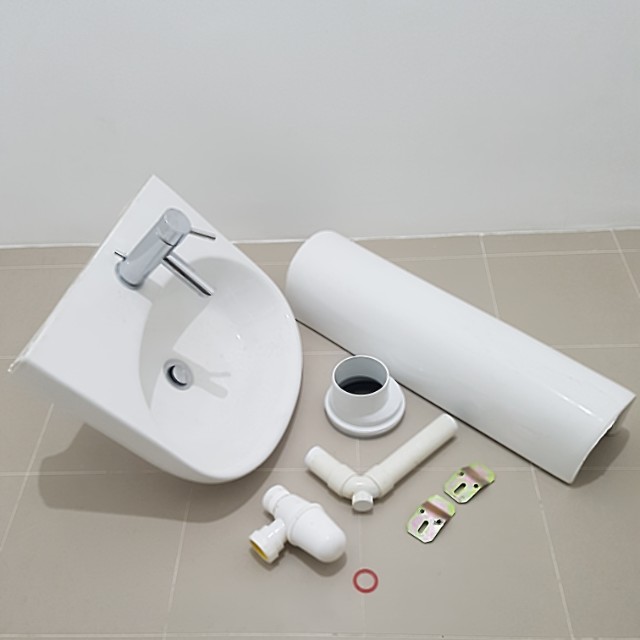 Toilet Basin and Basin Stand for Sale, Furniture & Home Living