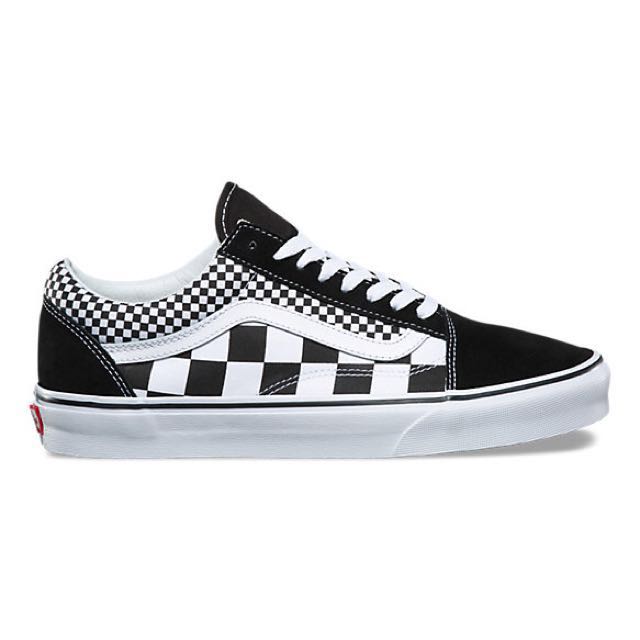 vans mixed checkerboard old skool