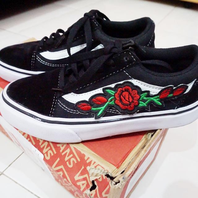 Vans con le rose discount