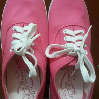 Pink shoes