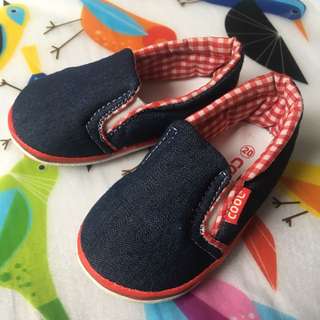 Sepatu Anak Slip-On Denim